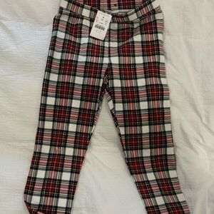 J crewcuts girls plaid leggings